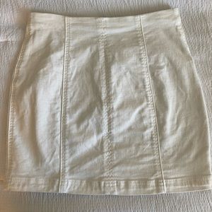 White Mini Skirt